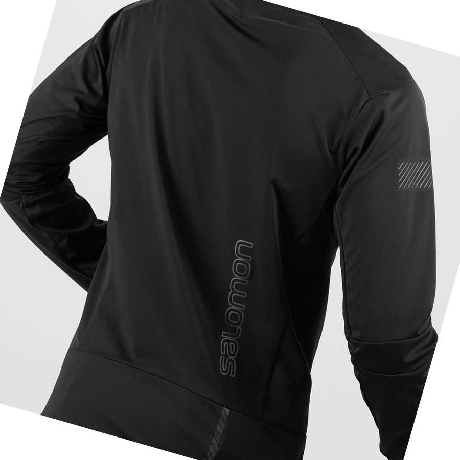 Chaquetas Salomon GORE-TEX INFINIUM™ WINDSTOPPER® PRO Hombre Negros | MX 3261JPQ